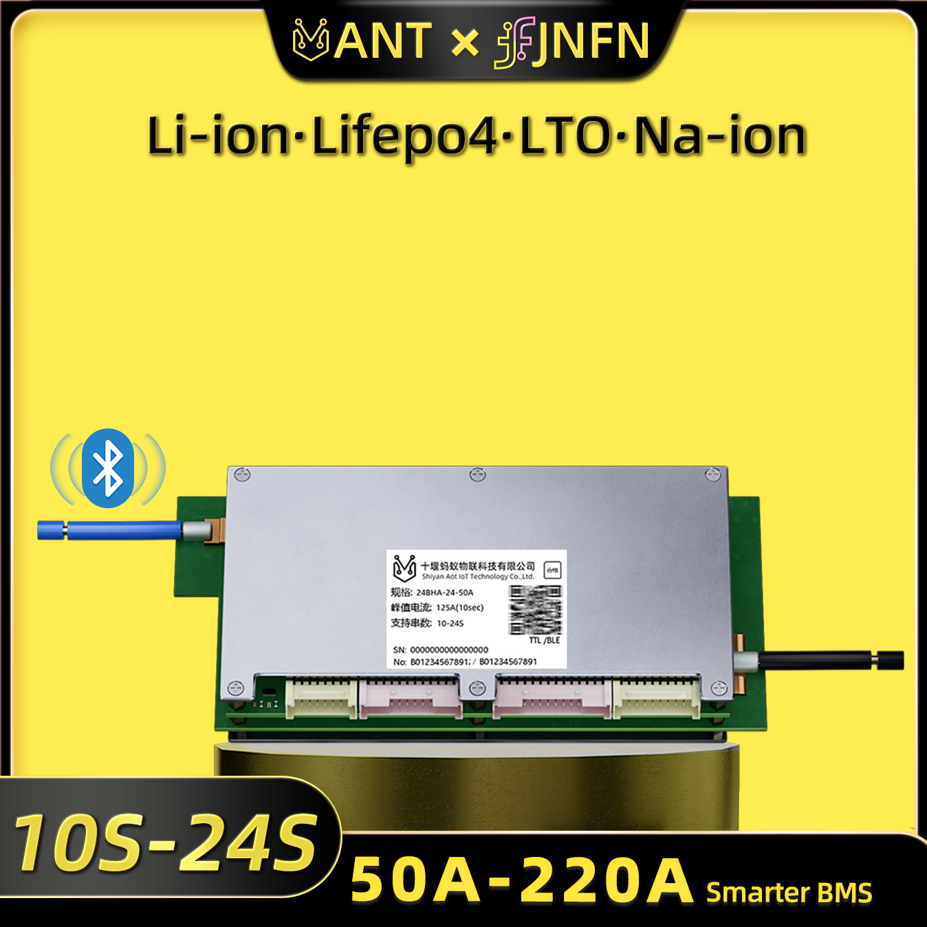 Ant BMS Smart 10S to 24S 550A  - Proto Board ulasan dan harga