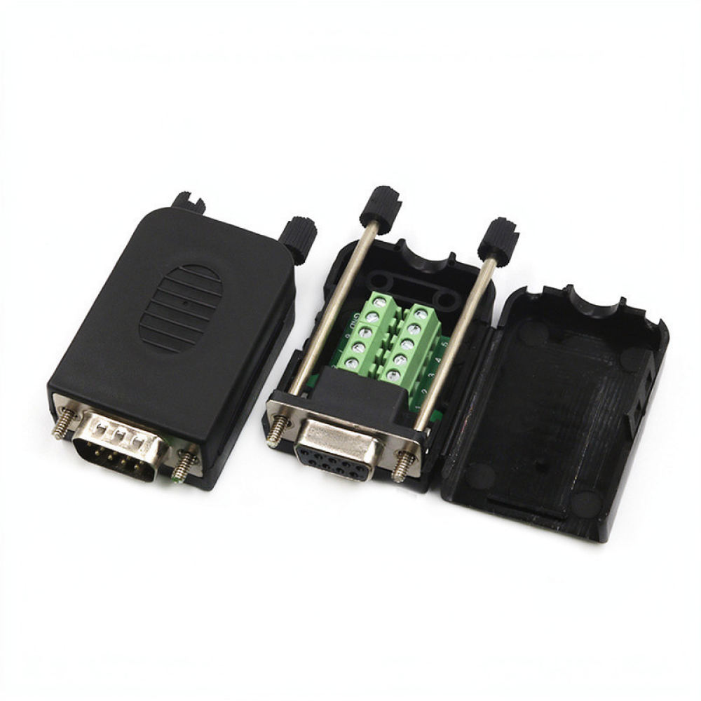 Solderless DB9 Connector For F - Screw Terminal Block ulasan dan harga