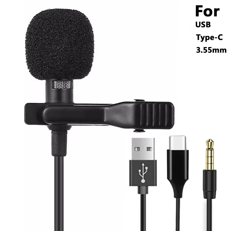 3.5mm Mini Portable Lavalier M - Usb C Cable ulasan dan harga