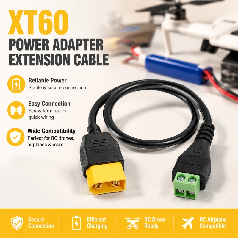 XT60 Connector Male Female To  - Screw Terminal Block ulasan dan harga
