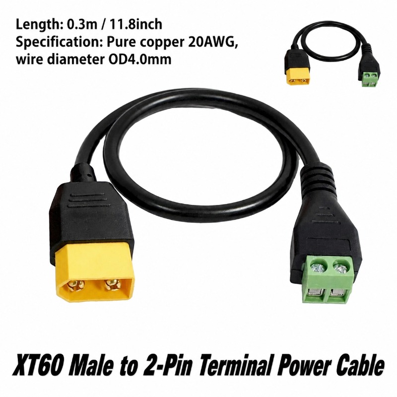 XT60 Connector Male Female To  - Screw Terminal Block ulasan dan harga