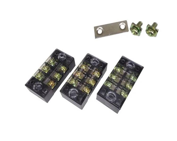 10pcs Dual Row Copper TB-1503  - Screw Terminal Block ulasan dan harga