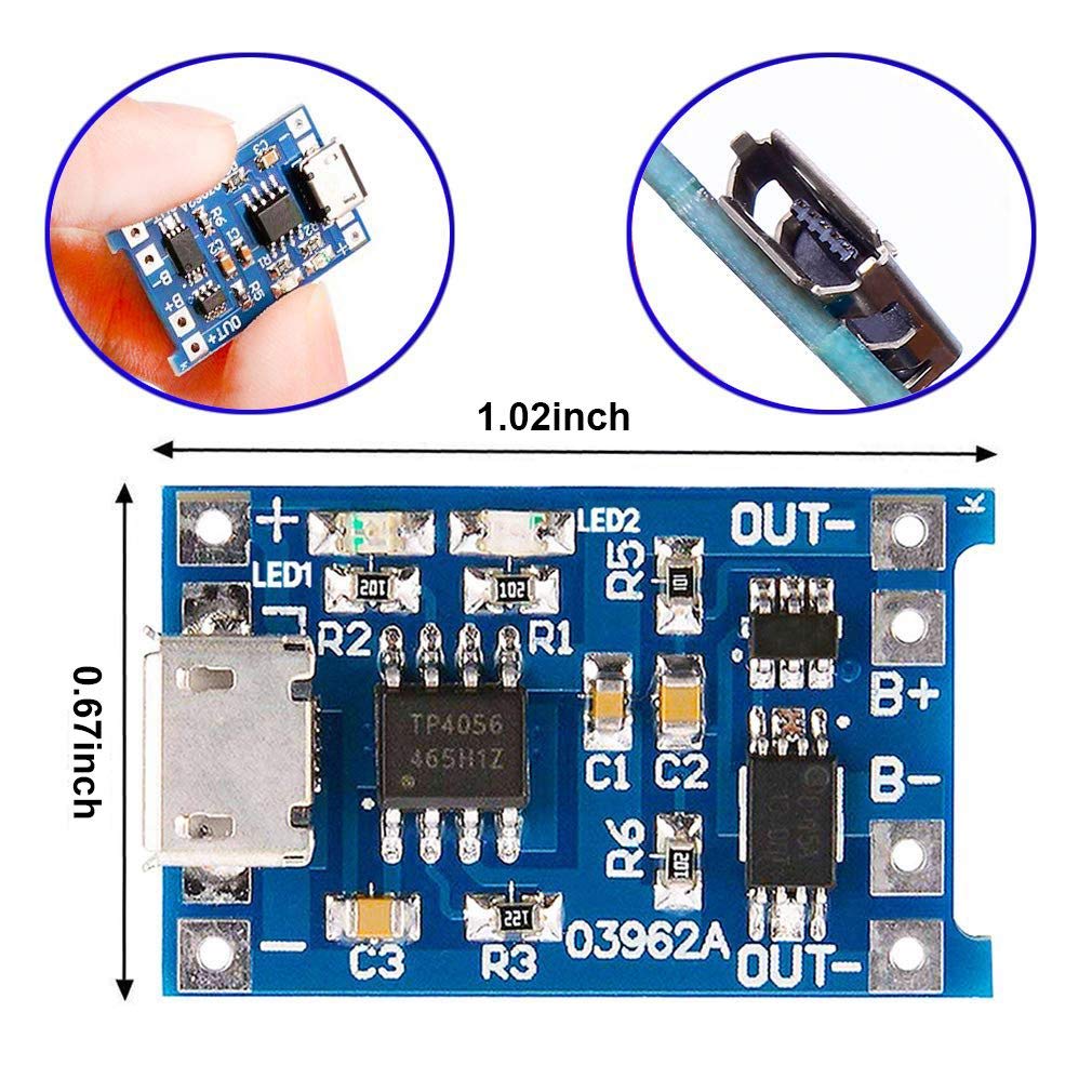 2/5PC Type-C Micro Mini 5V1A 1 - Tp4056 Module ulasan dan harga