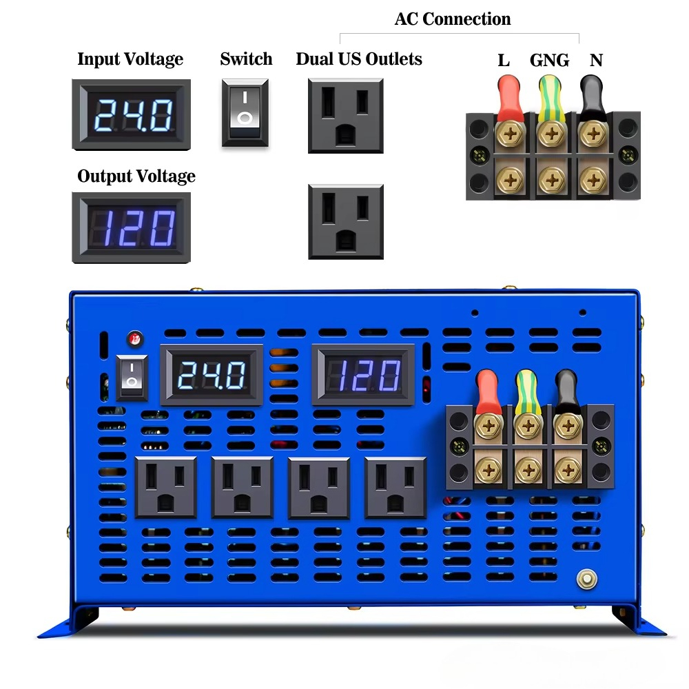 WZRLB 8000w Off Grid Power Con - Dc Dc Converter ulasan dan harga