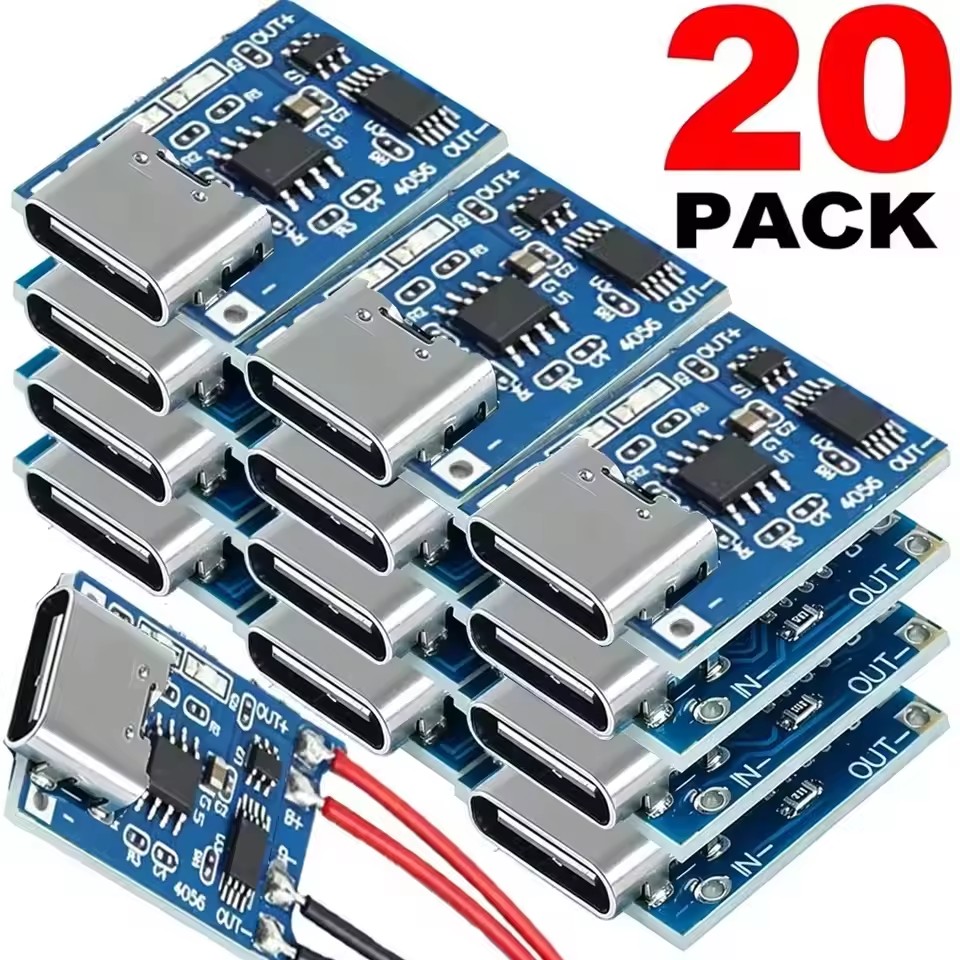 USB Type-C TP4056 Charging Mod - Tp4056 Module ulasan dan harga